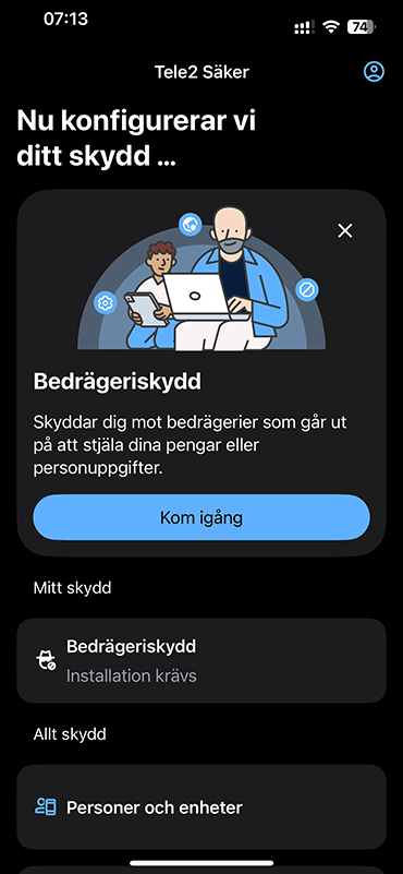 Tele2 Säker - SMS-Skydd iOS 1